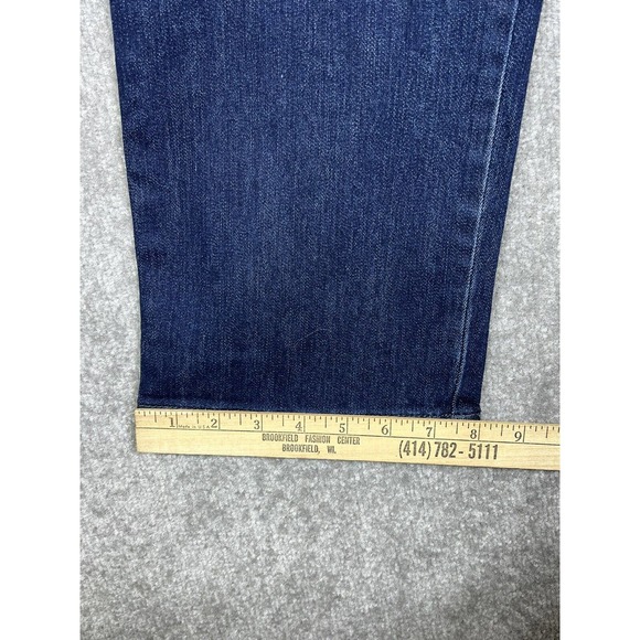 Gloria Vanderbilt Amanda Straight Leg Jeans Womens Missy‎ Size 14 Dark Wash Blue - Picture 12 of 12